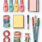 Journal Stickers - Sheet v68